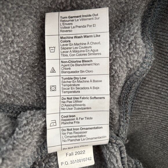 Carhartt Mens Rain Defender Hoodie Size L Loose Fit Workwear Goprcore Grunge - Picture 5 of 8